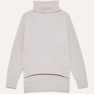 ARITZIA WILFRED FREE Grey Lin Turtleneck Wool Sweater